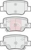 APEC Brake Pad Set, disc brake PAD1799