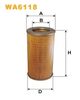Воздушный фильтр WIX FILTERS WA6118