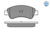 Meyle Brake Pad Set, disc brake 025 235 9919