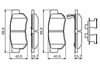 комплект спирачно феродо, дискови спирачки
