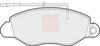 APEC Brake Pad Set, disc brake PAD1300