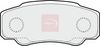 APEC Brake Pad Set, disc brake PAD1261