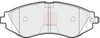 APEC Brake Pad Set, disc brake PAD980