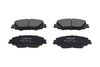 Комплект гальмівних колодок, дискове гальмо KAVO PARTS KBP-10046