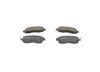 Комплект гальмівних колодок, дискове гальмо BOSCH 0 986 424 509 (BP2375, E9 90R - 02A0899/4841, 25581)