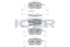 Набір гальмівних прокладок, дисковий гальмо ICER 182279 (22402, 22403, 22404, 22405, 22975, 22976, D1897-9125)