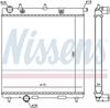 Nissens 63505 Radiator, engine cooling