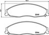 BREMBO Brake Pad Set, disc brake P 09 011