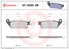 BREMBO Brake Pad Set, disc brake 07HO30SR