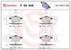 BREMBO Brake Pad Set, disc brake P 59 048