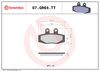 BREMBO Brake Pad Set, disc brake 07GR64TT
