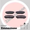 Набір гальмівних колодок, диск -гальмо Zimmermann 24331.140.1 (24331)
