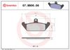 BREMBO Brake Pad Set, disc brake 07BB0606