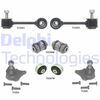 Ремкомплект, поперечный рычаг подвески DELPHI TC1970KIT