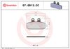 BREMBO Brake Pad Set, disc brake 07GR13CC