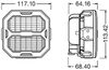 ams-OSRAM Arbeitsscheinwerfer LEDPWL109-FL - LEDPWL109FL
