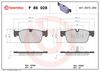 BREMBO Brake Pad Set, disc brake P 86 028