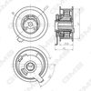 Натяжной ролик, ремень ГРМ GMB GTB0300