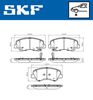 комплект спирачно феродо, дискови спирачки