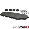 Комплект гальмівних колодок, дискове гальмо JP GROUP 1163601710 (1163601719)
