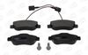 Комплект гальмівних колодок, дискове гальмо CHAMPION 573839CH