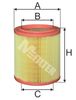 Повітряний фільтр MFILTER A 396
