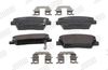 Комплект тормозных колодок, дисковый тормоз JURID 573871J