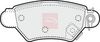APEC Brake Pad Set, disc brake PAD1024