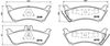 Комплект гальмівних колодок, дискове гальмо BREMBO P 50 044 (23190, 23192, 23189, 23718, D875 7750)