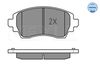 Meyle Brake Pad Set, disc brake 025 230 8818/W