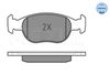 Meyle Brake Pad Set, disc brake 025 231 8118