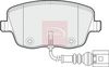 APEC Brake Pad Set, disc brake PAD1252