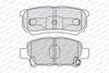 комплект спирачно феродо, дискови спирачки