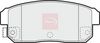 APEC Brake Pad Set, disc brake PAD1369