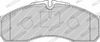 Sada brzdových destiček, kotoučová brzda FVR1791