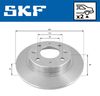 SKF Brake Disc VKBD 90884 S2