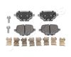 Комплект тормозных колодок, дисковый тормоз JAPANPARTS PP-2005AF