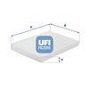 Filtr, vzduch v interiéru 53.448.00