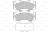 Valeo 601284 Brake Pad Set, disc brake