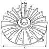 Kolo ventilátoru, generátor F 032 234 017