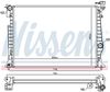 Nissens 606954 Radiator, engine cooling