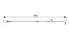 Bosch Warning Contact, brake pad wear 1 987 473 002 (1987473002)