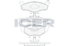 Комплект гальмівних колодок, дискове гальмо ICER 181178 (21865, 21866, 21867, 21868)