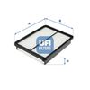 Повітряний фільтр UFI 30.631.00
