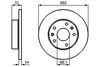 Гальмівний диск BOSCH 0986478991 (BD888, E1 90R-02C0355/1364)