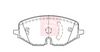 APEC Brake Pad Set, disc brake PAD2334