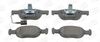 Комплект тормозных колодок, дисковый тормоз CHAMPION 571882CH