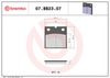 BREMBO Brake Pad Set, disc brake 07BB2307
