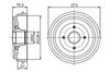 Bosch Brake Drum 0 986 477 282 (0986477282)