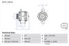Bosch Alternator 0 986 048 750